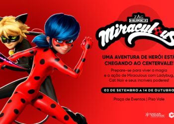 Ladybug e Cat Noir abrem temporada de aventuras no CenterVale Shopping