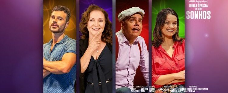 Espetáculo ‘Nunca Desista de Seus Sonhos’, inspirado em obra de Augusto Cury, chega a Caraguatatuba