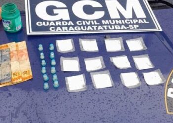 Guarda Civil de Caraguatatuba prende traficante após tentativa de fuga no Travessão