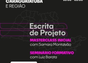 CULTSP PRO: Caraguá recebe masterclass e seminário formativo sobre escrita de projetos nesta quinta