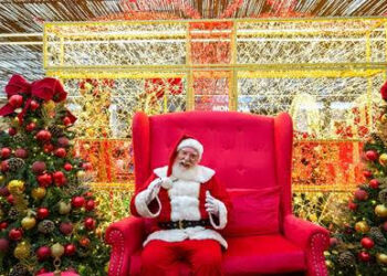 Serramar Shopping divulga horários especiais de visitas ao Papai Noel   