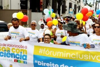Passeata e Gincana Inclusiva marcam encerramento da Semana de Valorização à Pessoa com Deficiência em alto astral