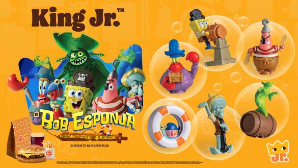 Burger King® mergulha na Fenda do Biquíni e lança produtos em comemoração ao novo filme do Bob Esponja