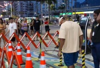 Caraguatatuba promove ação com DER-SP de educação no trânsito na ‘Avenida da Praia’ no Centro