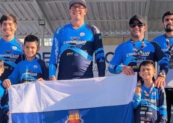 Atletas de Caraguatatuba brilham na abertura do Campeonato Paulista de BMX em Indaiatuba