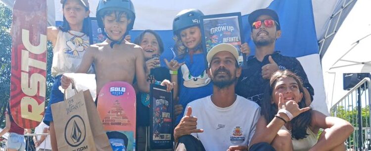 Skate de Caraguatatuba sobe ao pódio na 1ª etapa do Circuito GrowUp