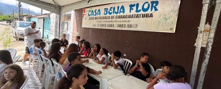 Presidente do Fundo Social participa do almoço de Páscoa com crianças e adolescentes da Casa Beija-Flor