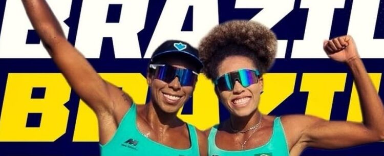 Dupla de Caraguatatuba representa Brasil no Circuito Sul-Americano de Vôlei de Praia