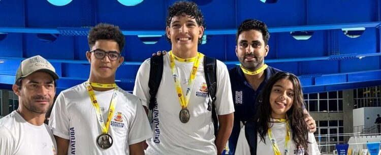 Paratletas da natação de Caraguatatuba faturam 14 medalhas nos Jogos Escolares do Estado de São Paulo