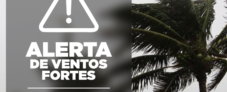 Defesa Civil alerta para ventos a partir de 90 km/h nesta sexta-feira e no sábado