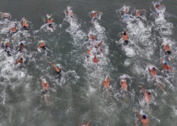Praia da Cocanha recebe Campeonato Paulista de Águas Abertas de Verão 2026