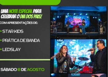 E-Brasil homenageia os pais com show especial e repertório para toda a família no Serramar Shopping
