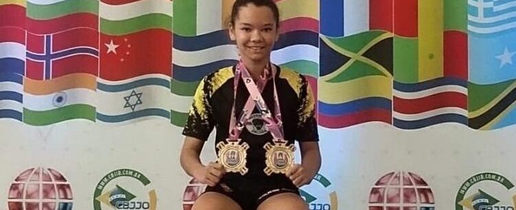 Atleta de Caraguatatuba conquista dois títulos no Mundial Feminino de Jiu-Jítsu