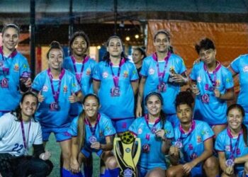 Equipe de Futebol Feminino de Caraguá conquista vice-campeonato na Copa Sartori de Fut 7
