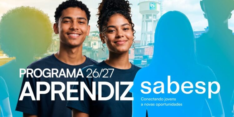 Sabesp abre mais de 250 vagas para Jovem Aprendiz e amplia oportunidades para jovens de comunidades; Litoral Norte conta com 16 vagas