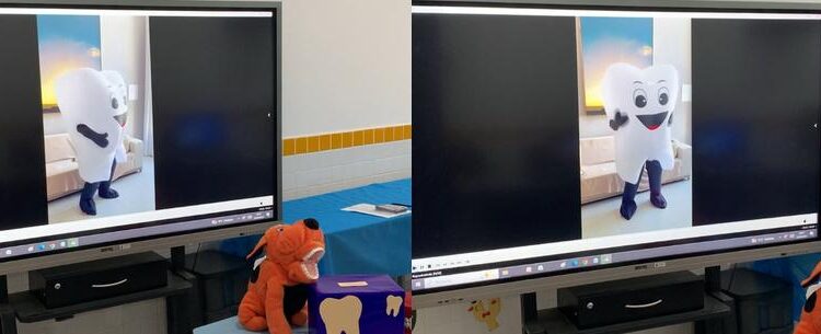 Estudantes e população de Caraguatatuba escolhem Kiko como nome do mascote da saúde bucal