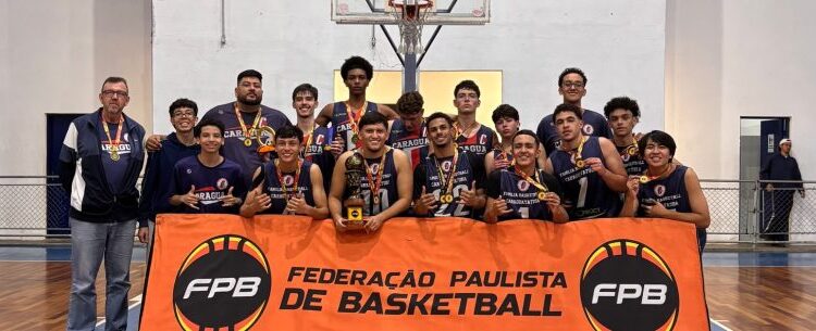 Caraguatatuba é campeã invicta no Campeonato da Federação Paulista Regional de Basquete