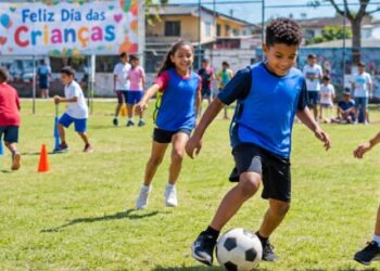 Dia das Crianças em Caraguatatuba é celebrado com esporte, lazer e recreação no Pegorelli